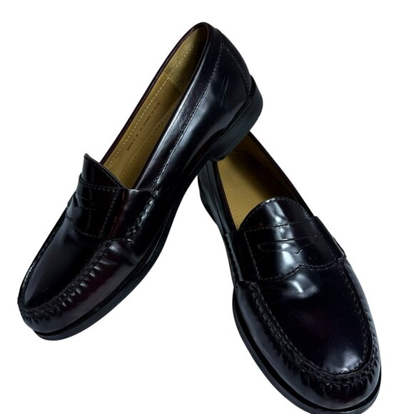 Cole Haan Men’s Leather Slip-On Penny Loafers — Size 8 - Picture 1 of 12